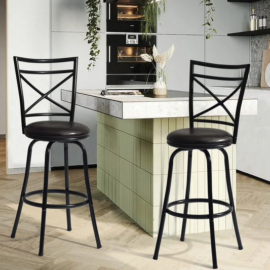 High Stool With Backrest